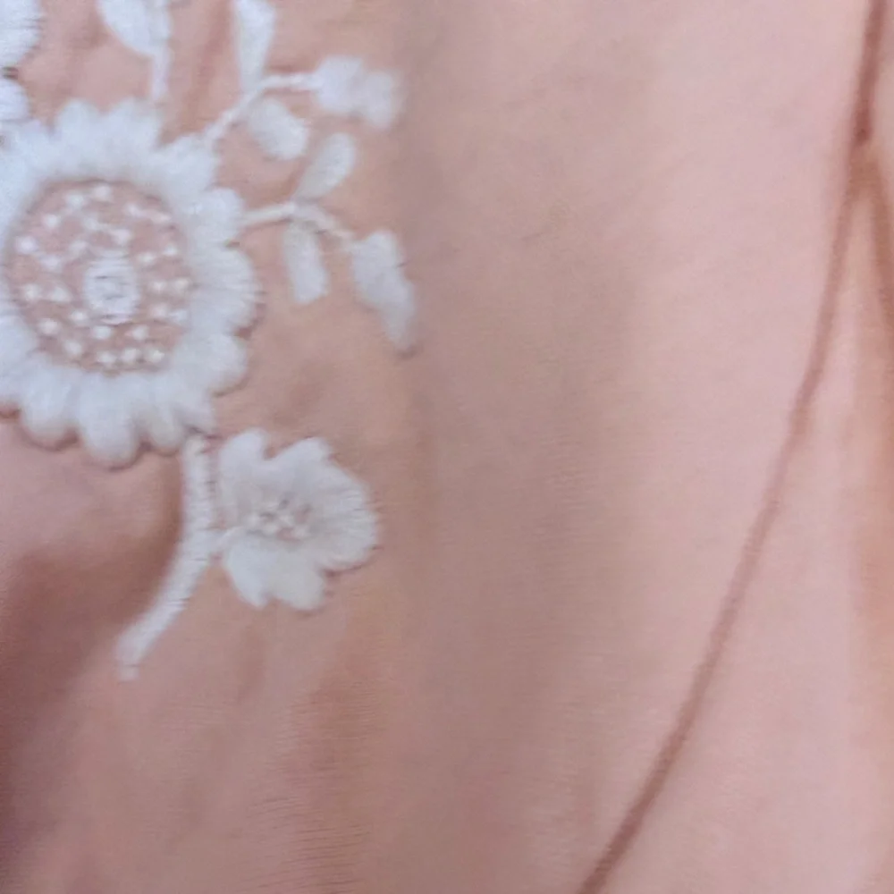 Sezane x Sea New York Dakota Peach Embroidered Lace-Trim Jacket - Picture 4 of 9